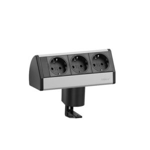 EVOline Dock SMALL / 3x power / with clamp / Silver-0