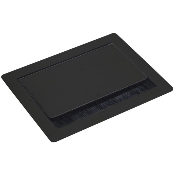 EVOline Fliptop Push S / Netbox 3x power socket / Black painted-3420