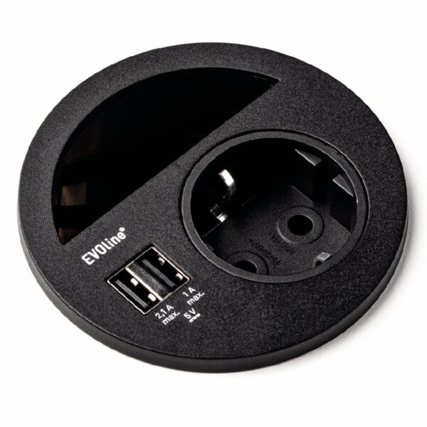 EVOline Circle80 - VDE black - EVOlineStore