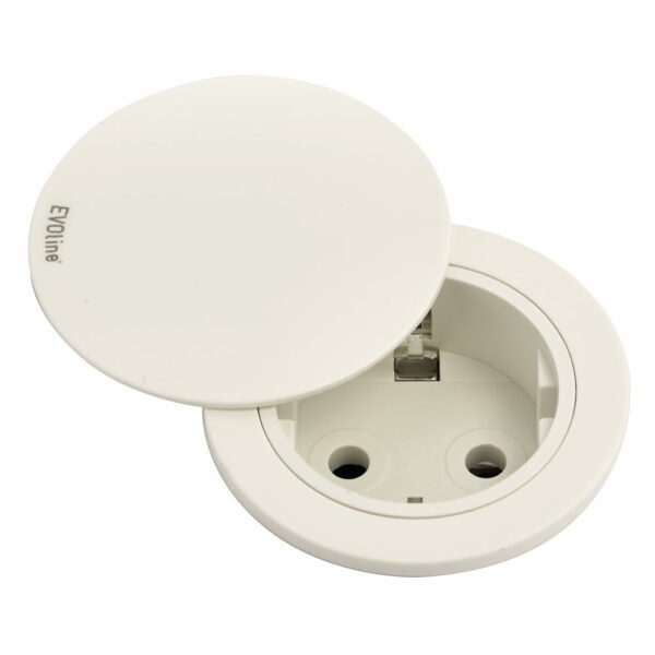 EVOline One - VDE socket white + cover - EVOlineStore