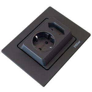 EVOline Spin black VDE + Euro - EVOlineStore