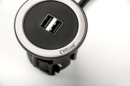 EVOline One - USB charger black - EVOlineStore